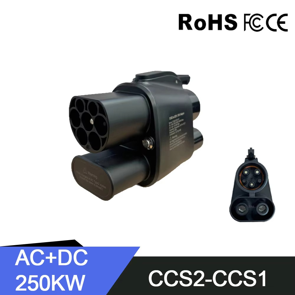 Ccs2 To Ccs1 Fast Charge Adapter 250Kw - CCS2에서 CCS1으로 변환하는 고속 충전 DC/AC