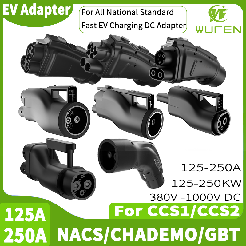 모든 자동차 충전 EV 어댑터 용 WUFEN 250A  - Gb/T To Ccs2 200A Fast Charging Adapter 리뷰 및 가격