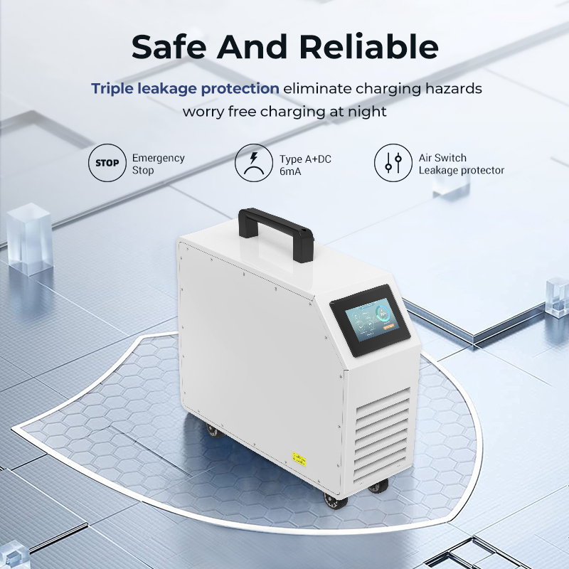 20kW 이동식 충전소, 신에너지 차량용 고속 휴대용  - Portable Dc Fast Charger 20Kw Ccs2 리뷰 및 가격